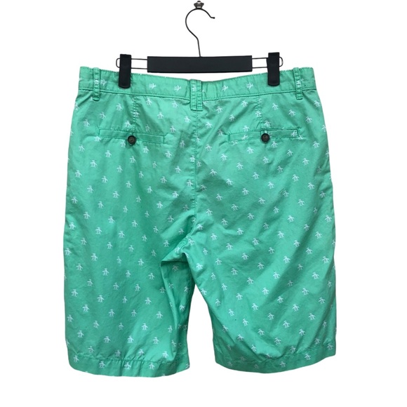 Penguin Green Men’s Shorts size 32 - Picture 7 of 7